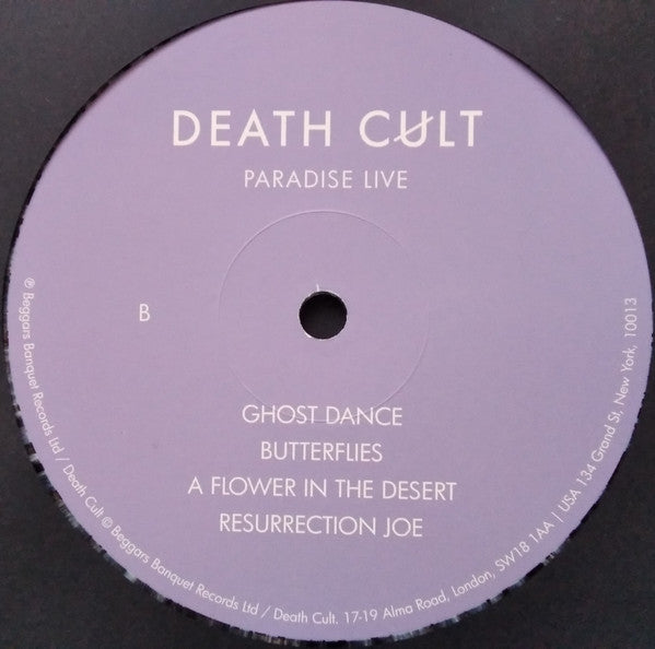 Death Cult : Paradise Live (2xLP, Album, Whi)