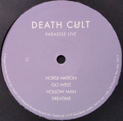 Death Cult : Paradise Live (2xLP, Album, Whi)