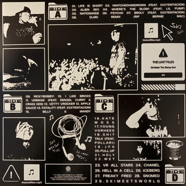Ski Mask The Slump God : The Lost Files (2xLP, Album, Bla)
