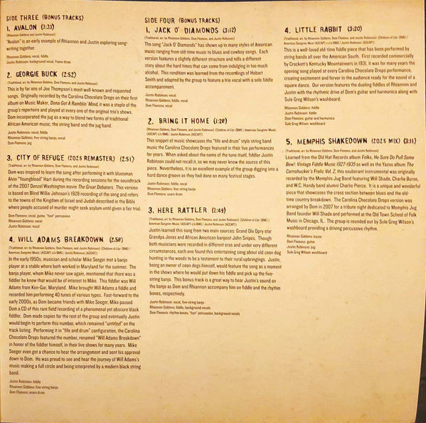 Carolina Chocolate Drops : Genuine Negro Jig (15th Anniversary Edition) (2xLP, Album)