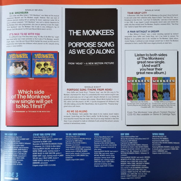 The Monkees : The A's, The B's & The Monkees (2xLP, Comp, Mono)