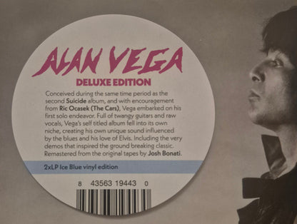Alan Vega : Alan Vega Deluxe Edition (2xLP, Album, Dlx, Ltd, Ice)