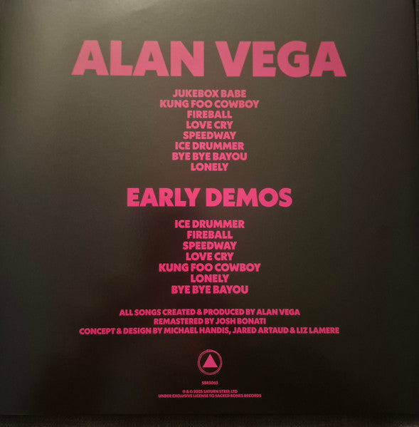 Alan Vega : Alan Vega Deluxe Edition (2xLP, Album, Dlx, Ltd, Ice)