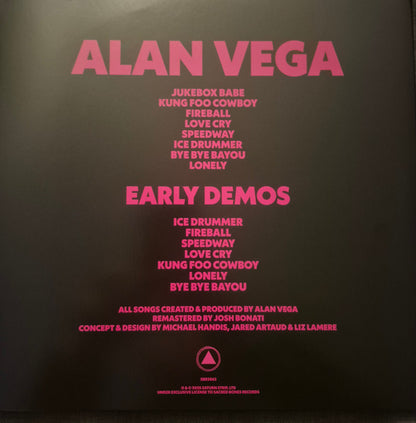 Alan Vega : Alan Vega Deluxe Edition (2xLP, Album, Dlx, Ltd, Ice)