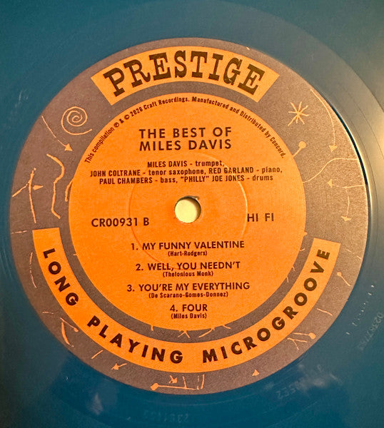 Miles Davis : The Best Of Miles Davis (LP, Comp, Aqu)