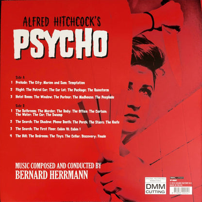Bernard Herrmann : Psycho (The Original Film Score) (LP, Album, Ltd, RE, RM, RP, Tra)