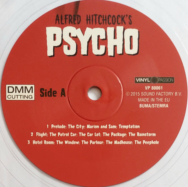 Bernard Herrmann : Psycho (The Original Film Score) (LP, Album, Ltd, RE, RM, RP, Tra)