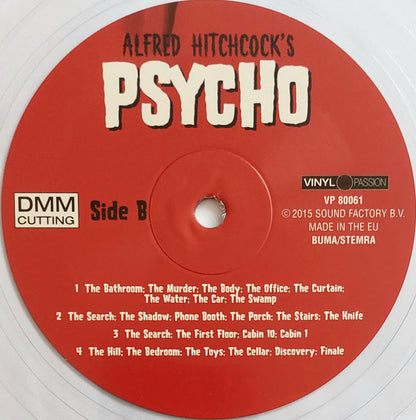 Bernard Herrmann : Psycho (The Original Film Score) (LP, Album, Ltd, RE, RM, RP, Tra)