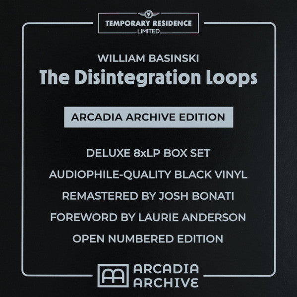 William Basinski : The Disintegration Loops (Arcadia Archive Edition) (8xLP, Comp, Dlx, Num, RE, RM)