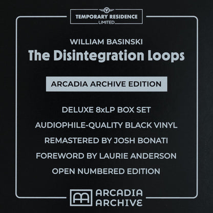 William Basinski : The Disintegration Loops (Arcadia Archive Edition) (8xLP, Comp, Dlx, Num, RE, RM)