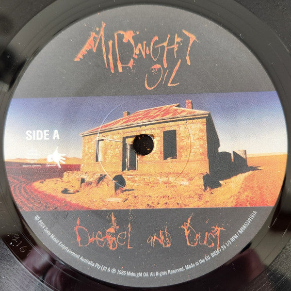 Midnight Oil : Diesel And Dust (LP, Album, RM)