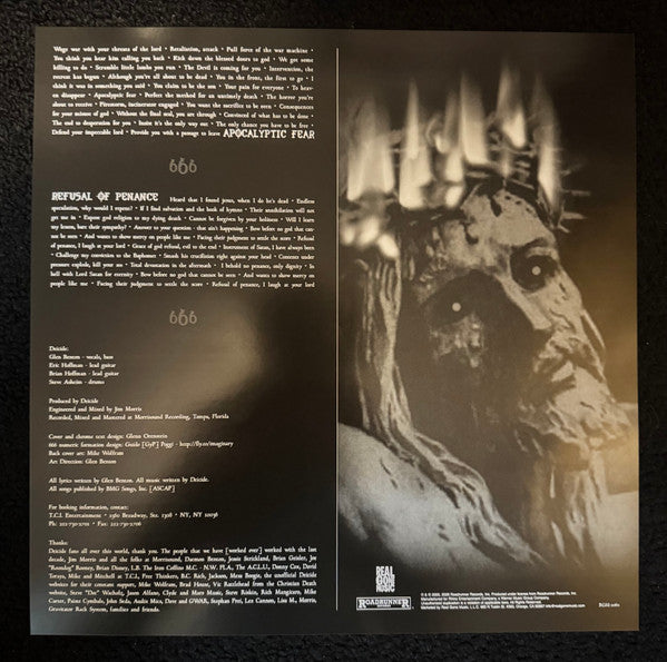 Deicide : Insineratehymn (LP, Album, Ora)