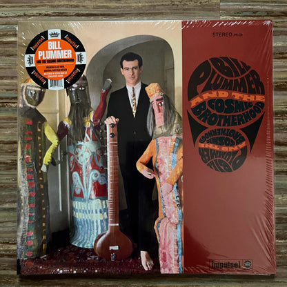 Bill Plummer And The Cosmic Brotherhood* : Bill Plummer And The Cosmic Brotherhood (LP, RE)