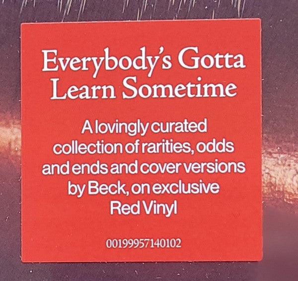 Beck : Everybody's Gotta Learn Sometime (12", EP, Comp, Red)