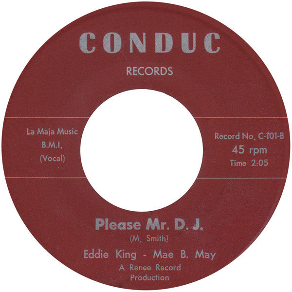 Eddie King (3) & Mae Bee Mae : Are You Pushed To Love / Please Mr. D.J. (7")