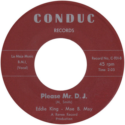 Eddie King (3) & Mae Bee Mae : Are You Pushed To Love / Please Mr. D.J. (7")