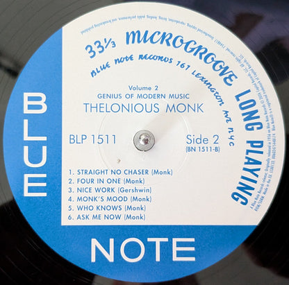 Thelonious Monk : Genius Of Modern Music Volume 2 (LP, Comp, Mono, RE, RM, 180)