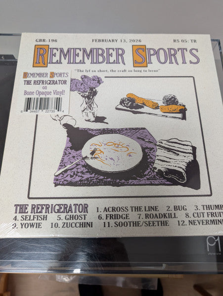 Remember Sports : The Refrigerator (LP, Album)