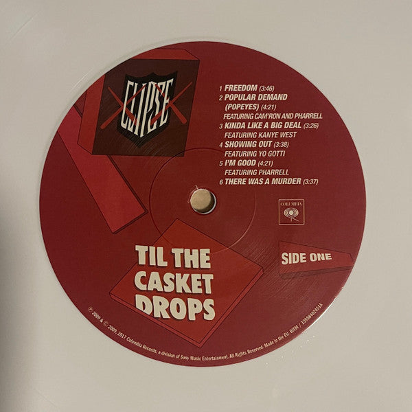 Clipse : Til The Casket Drops (LP, Album, RE, S/Edition, Whi)