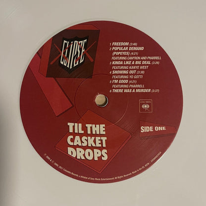 Clipse : Til The Casket Drops (LP, Album, RE, S/Edition, Whi)