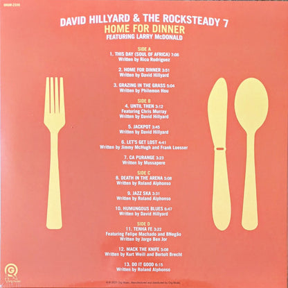 David Hillyard & The Rocksteady 7* : Home For Dinner (2xLP, Album, Red)