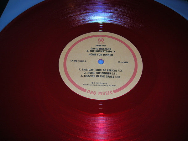 David Hillyard & The Rocksteady 7* : Home For Dinner (2xLP, Album, Red)