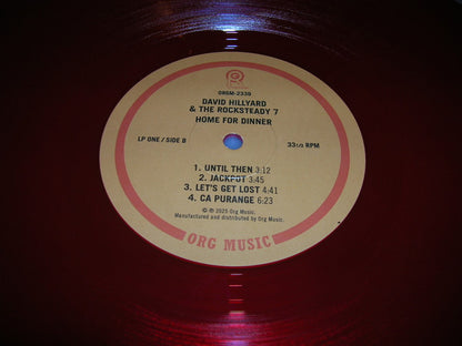 David Hillyard & The Rocksteady 7* : Home For Dinner (2xLP, Album, Red)