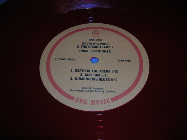 David Hillyard & The Rocksteady 7* : Home For Dinner (2xLP, Album, Red)