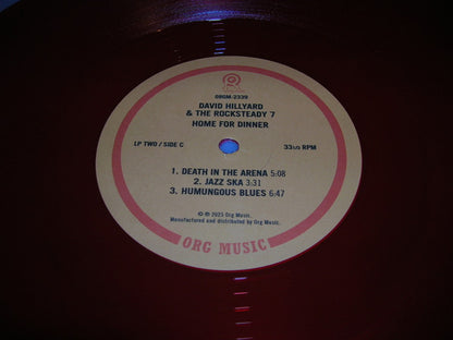 David Hillyard & The Rocksteady 7* : Home For Dinner (2xLP, Album, Red)
