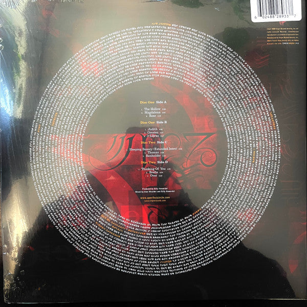 A Perfect Circle : Mer De Noms (2xLP, Album, Ltd, Ora)