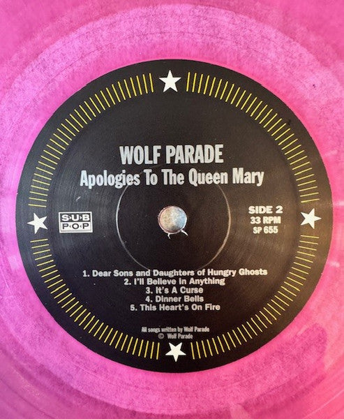 Wolf Parade : Apologies To The Queen Mary (LP, Album, Ltd, RE, Tra)
