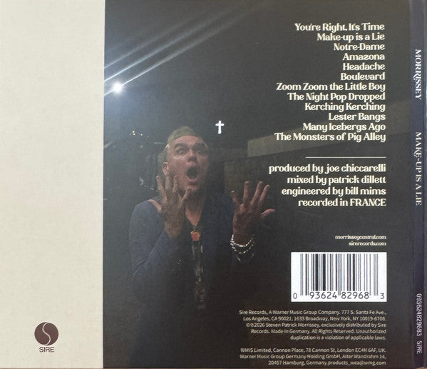 Morrissey : Make-up Is A Lie (CD, Album)