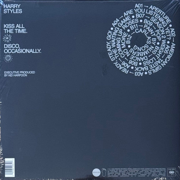 Harry Styles : Kiss All The Time. Disco, Occasionally. (LP, Album, Pos)