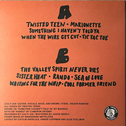 Twisted Teens : Twisted Teens (LP, Album, RE, W/Lbl, Ran)