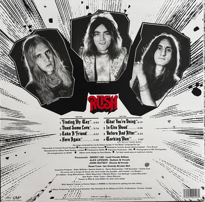 Rush : Rush (LP, Album, RE, RM)