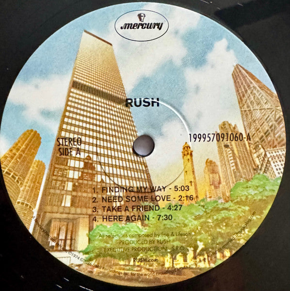 Rush : Rush (LP, Album, RE, RM)