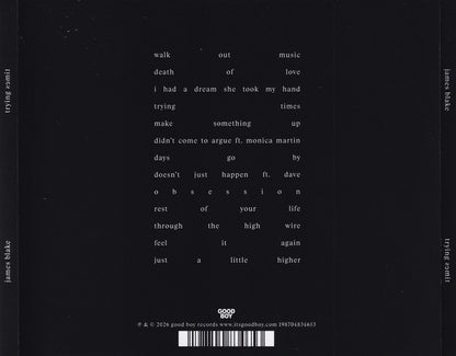 James Blake : Trying Times (CD, Album)