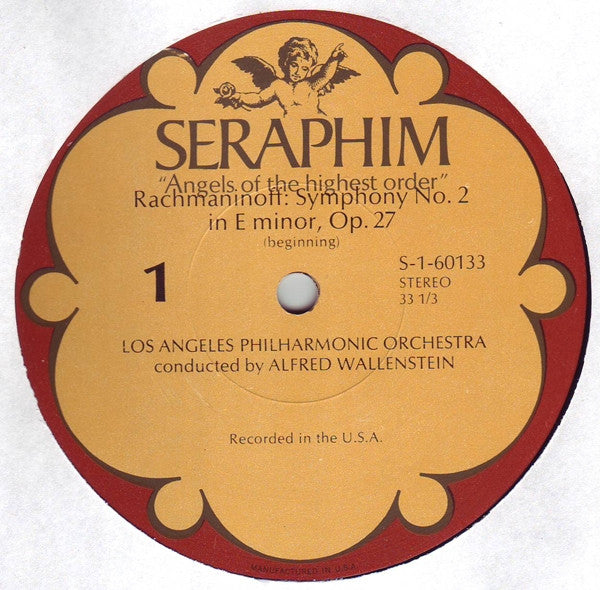Alfred Wallenstein, Rachmaninoff*, The Los Angeles Philharmonic Orchestra* : Symphony No. 2 In E Minor (LP, RE)