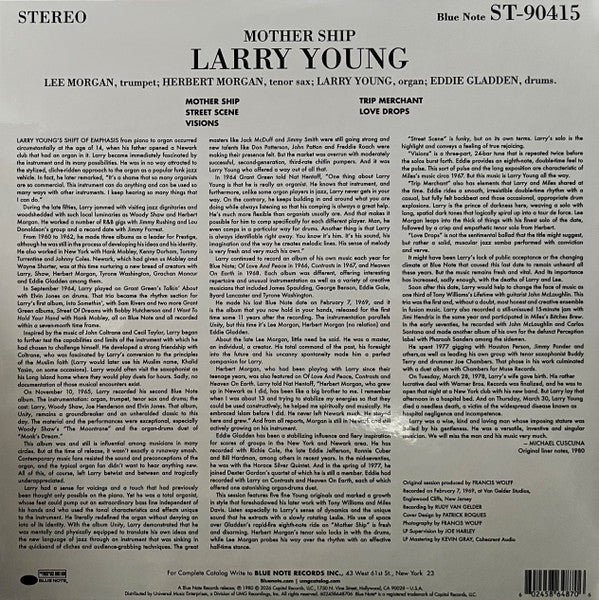 Larry Young : Mother Ship (LP, Album, RE, Gat)
