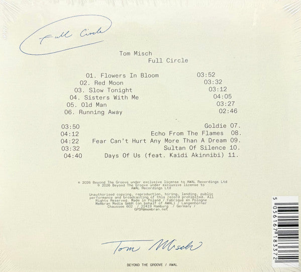 Tom Misch : Full Circle (CD, Album)
