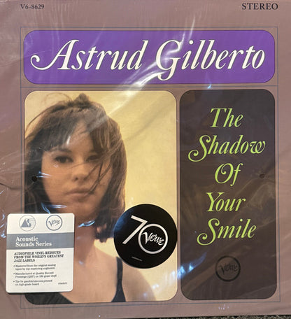 Astrud Gilberto : The Shadow Of Your Smile (LP, Album, RE, RM)
