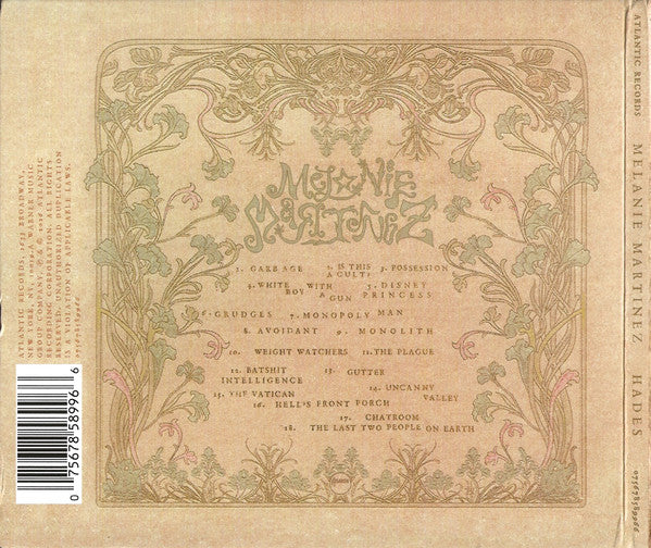 Melanie Martinez (2) : Hades (CD, Album)