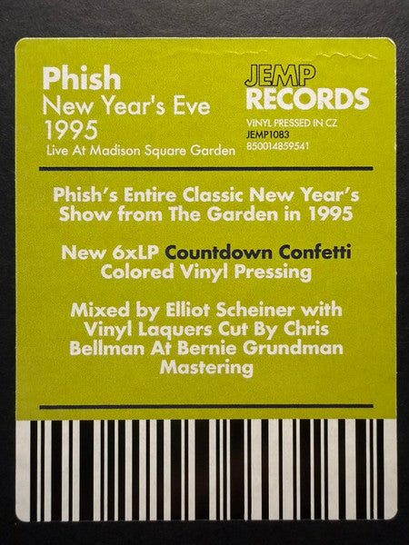 Phish : New Year's Eve 1995 Live At Madison Square Garden (6xLP, Album, RE, Cou)