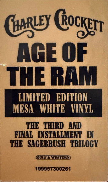 Charley Crockett : Age Of The Ram (LP, Album, Ltd, Whi)