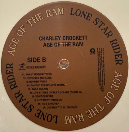 Charley Crockett : Age Of The Ram (LP, Album, Ltd, Whi)