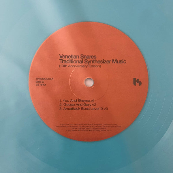 Venetian Snares : Traditional Synthesizer Music (10th Anniversary Edition) (LP, Gre + LP, Blu + LP, Pin + Album, Ltd, RE, S/Ed)