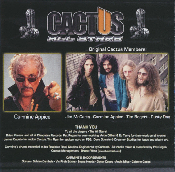 Cactus (3) : Temple Of Blues II: All Stars (VCD, Album)