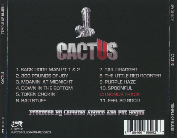 Cactus (3) : Temple Of Blues II: All Stars (VCD, Album)