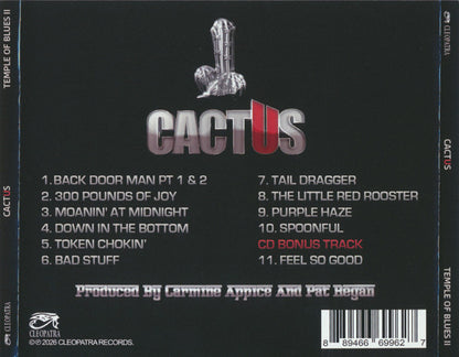 Cactus (3) : Temple Of Blues II: All Stars (VCD, Album)