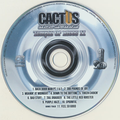 Cactus (3) : Temple Of Blues II: All Stars (VCD, Album)